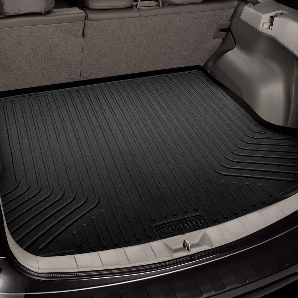 Husky Liners Weatherbeater Cargo Liner | Fits 2022-2024 Nissan Pathfinder & Infinity Qx60 (Fits To Back Of 2Nd Row - Folds Up & Down W/3Rd Row) | Cargo, 1-Pc Black - 25701