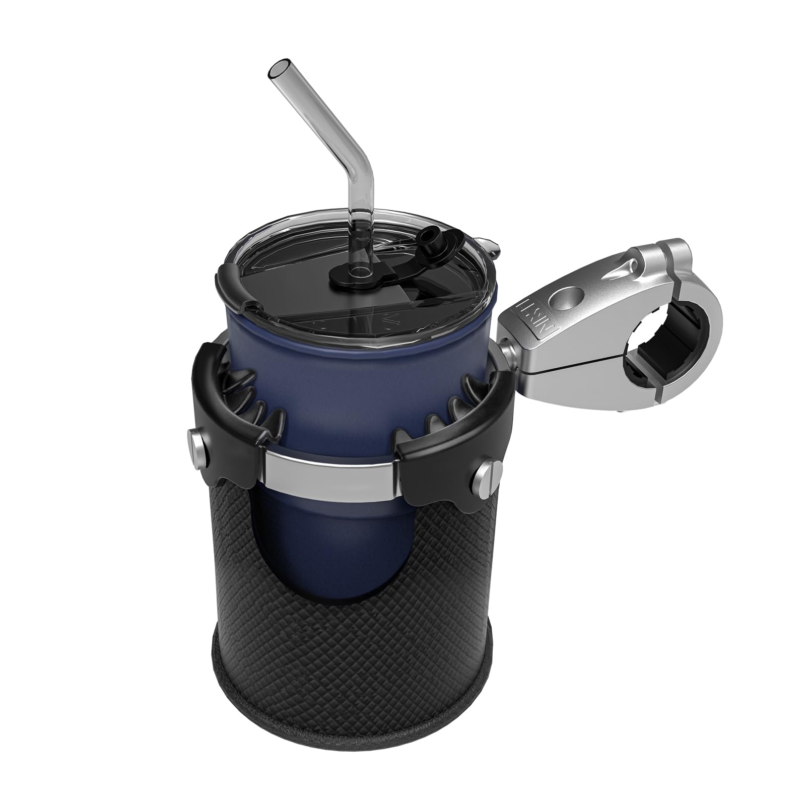 LEXIN C3 Motorcycle Cup Holder for Harley Davidson, Drink Holder with 360Swivel Ball-Mount, Aluminum Clamp for 7/8'' to 1 1/4'' 