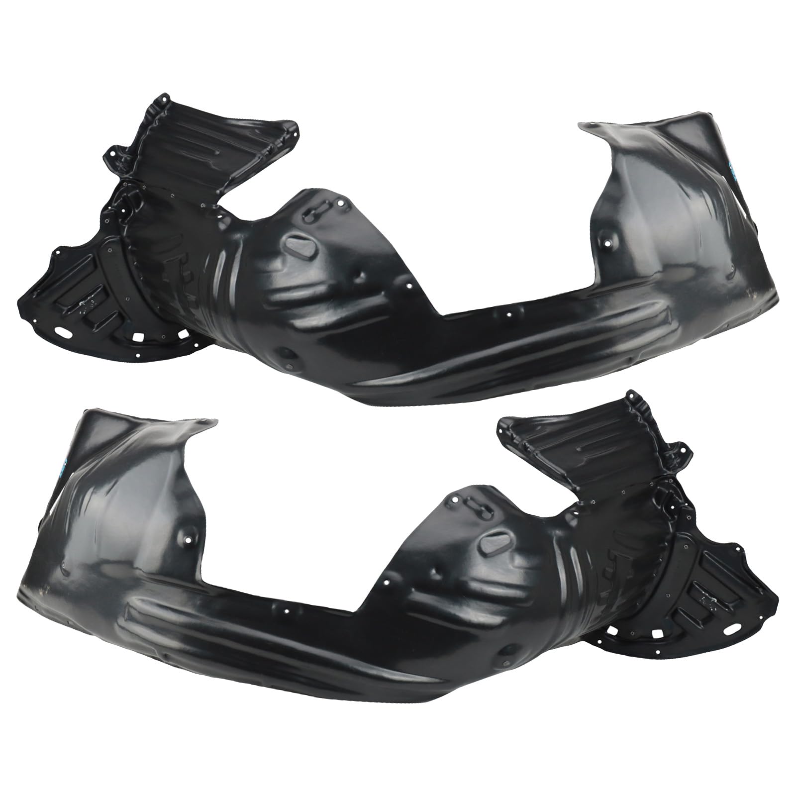 Trq Front Inner Fender Liner Set Compatible With 2011-2013 Honda Odyssey Ho1248141 Ho1249141