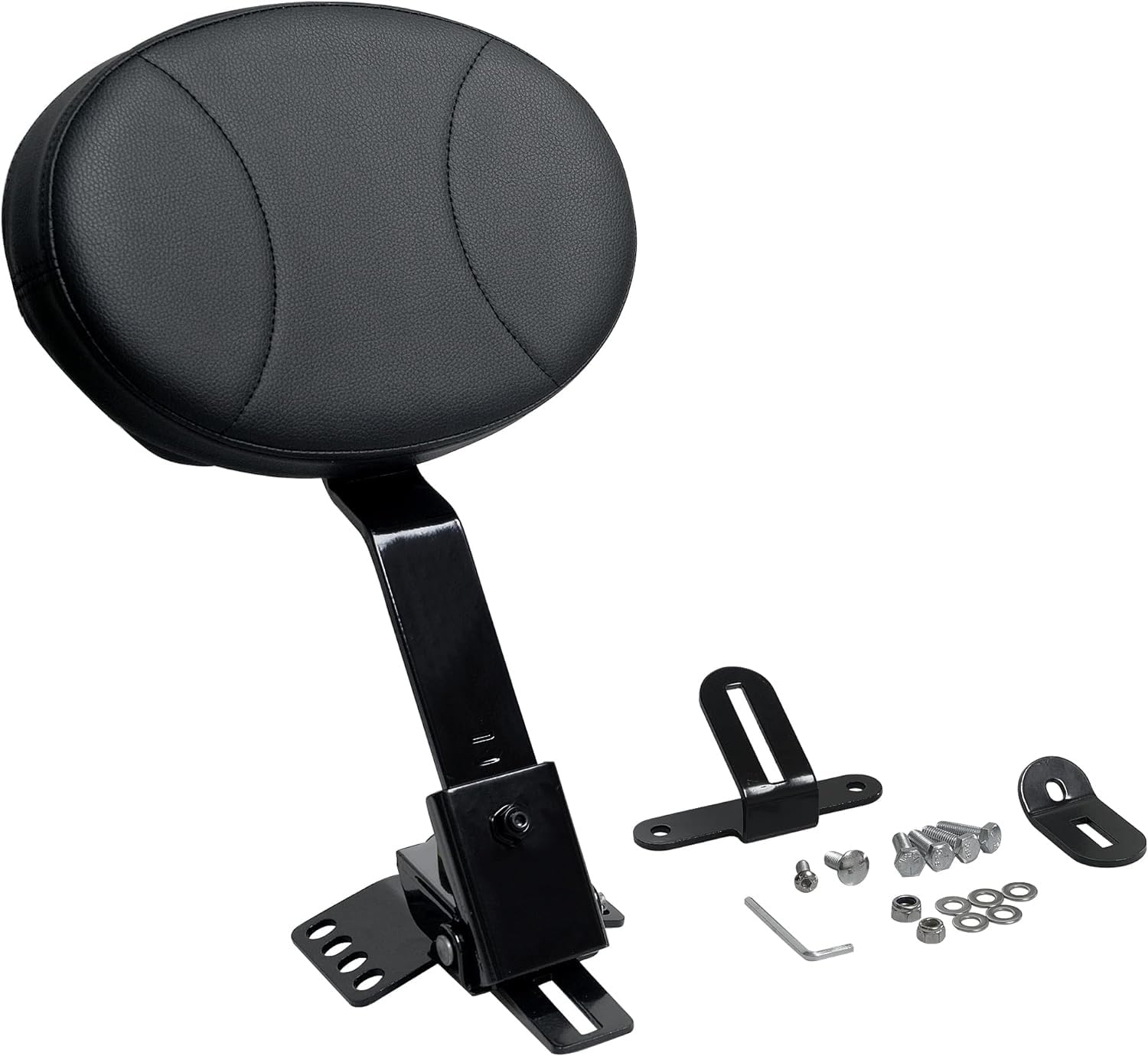 SWESGI Adjustable Driver Backrest for Harley Davidson, Motorcycle Rider Backrest Fit for Touring Street Glide Road King Road Gli