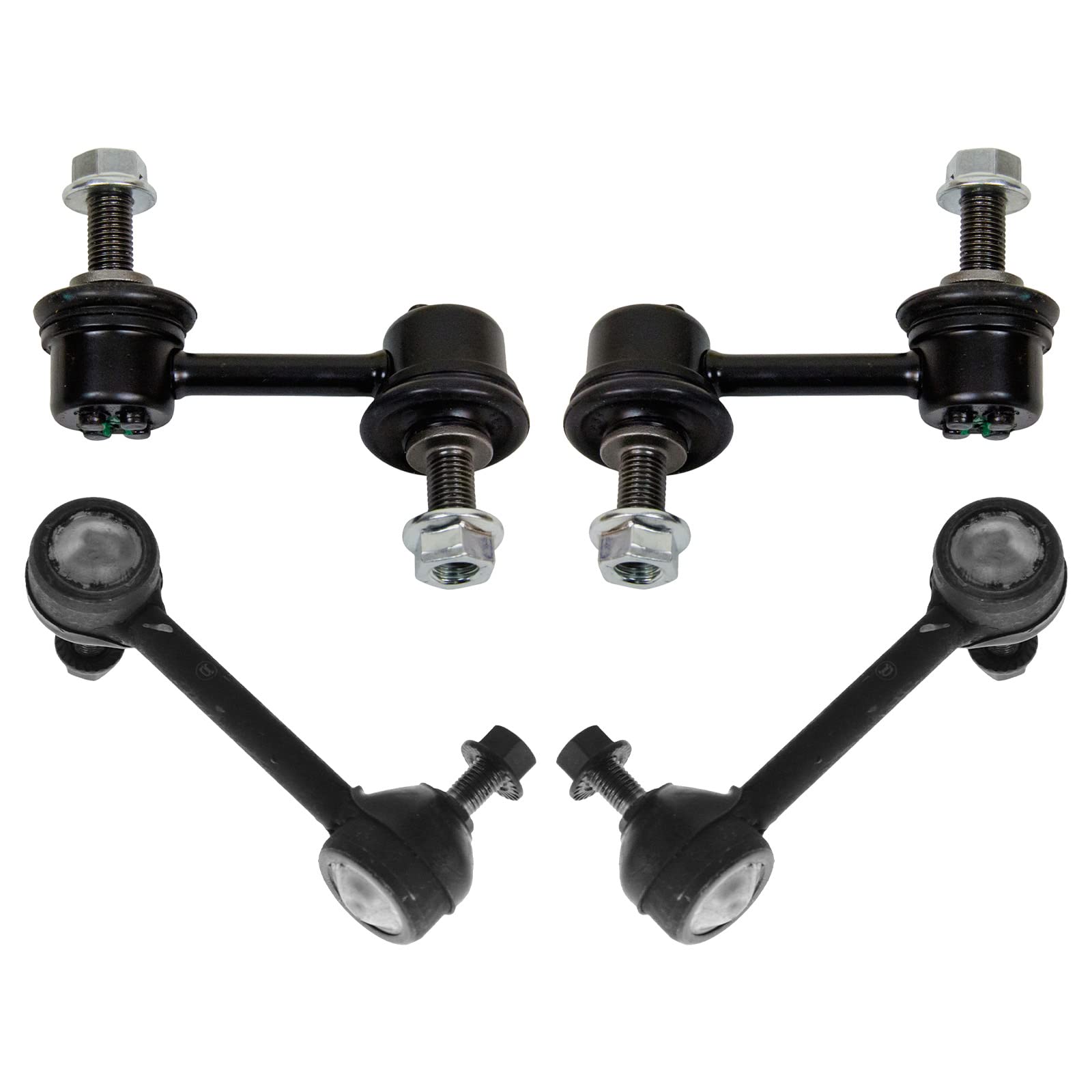 Trq Front & Rear Sway Bar Stabilizer Link Set Compatible With 2004-2006 Acura Tl 2003-2007 Honda Accord