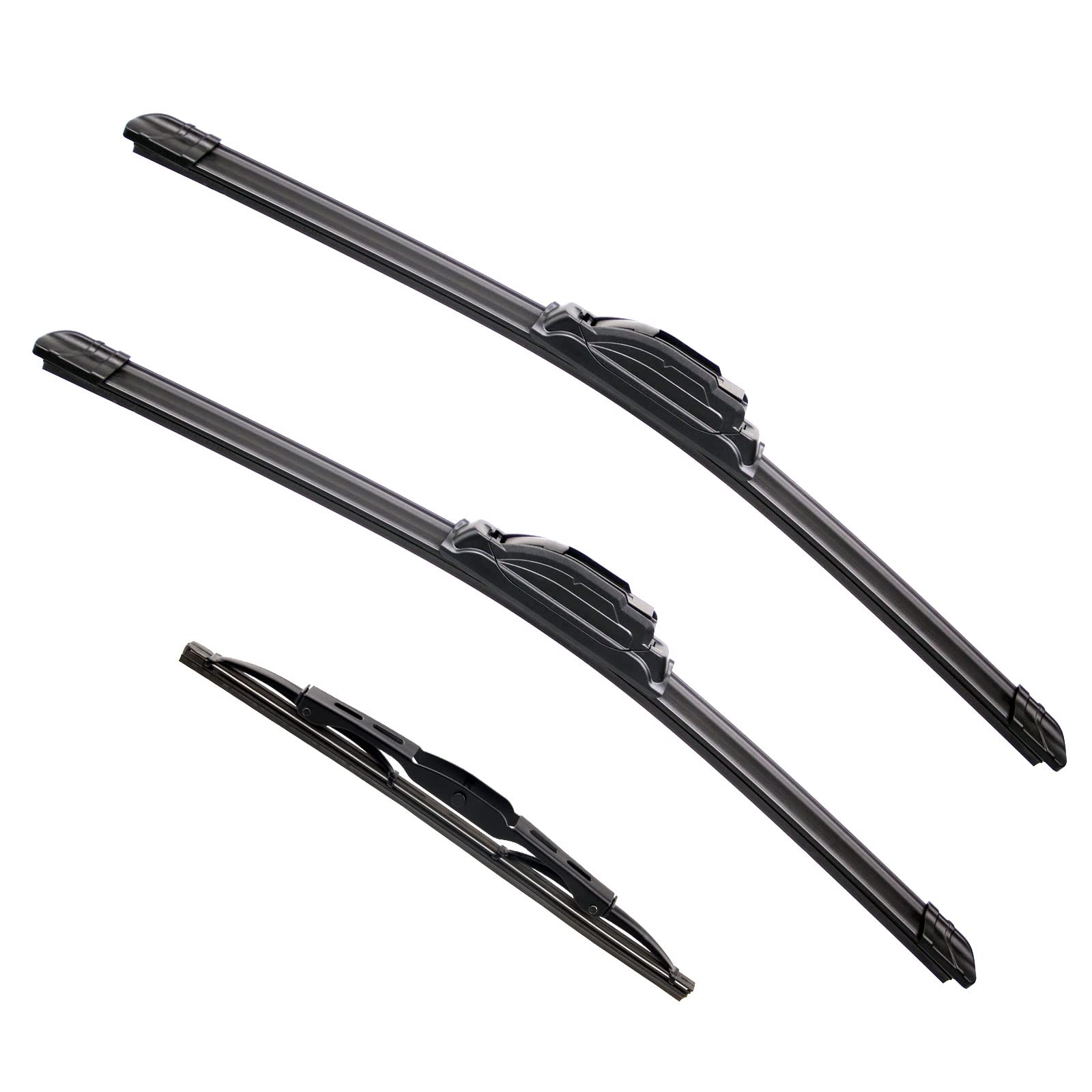 Anikluim 28''+28'' Wiper Blades With 16'' Rear Wiper Blade Set Replacement For 1996-2007 Caravan Town & Country Windshield Wiper