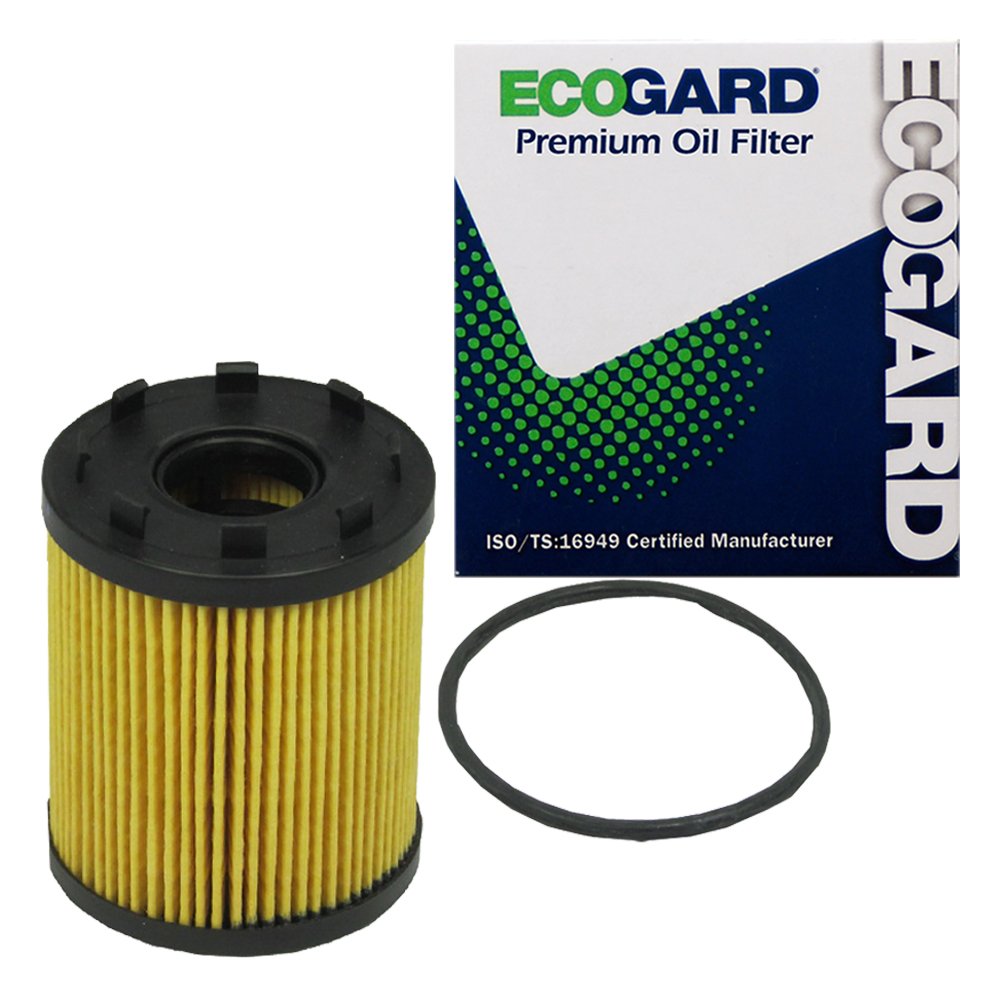 Ecogard X6162 Premium Cartridge Engine Oil Filter For Conventional Oil Fits Fiat 500 1.4L 2012-2019, 500L 1.4L 2014-2020, 124 Sp