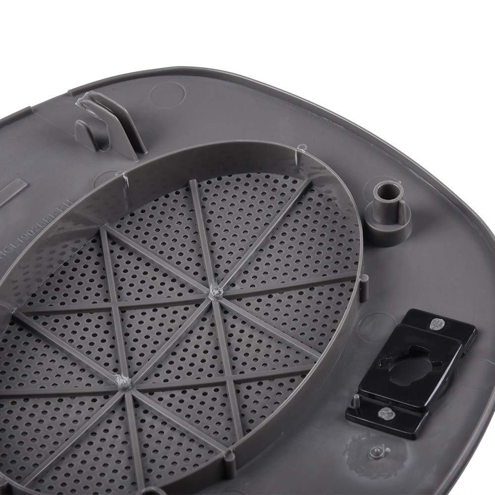 Pit66 Front Speaker Grill Cover Compatible With 98-05 Chevy Blazer/98-05 Gmc Jimmy Gray Grille 15046446