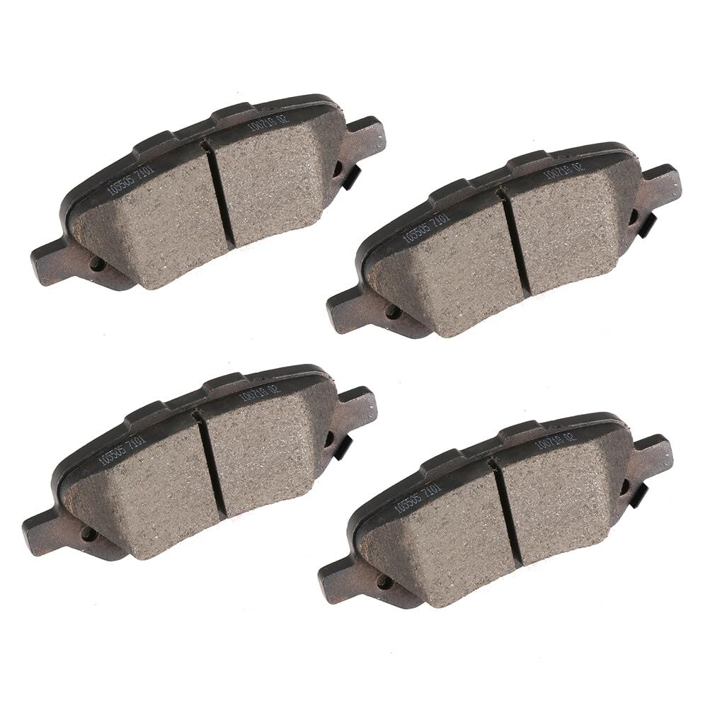 Cciyu D1402 Rear Ceramic Disc Brake Pads Kit For Toyota Venza 2009-2016 4Pcs