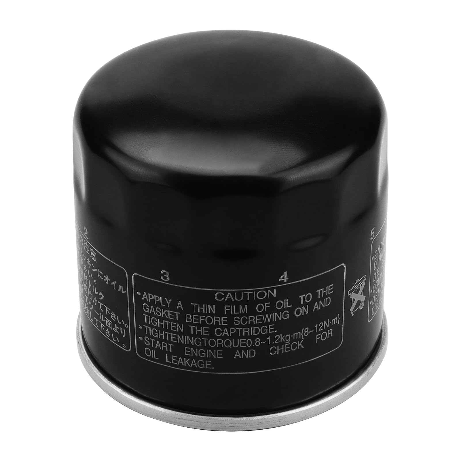 Sollon Oil Filter For Suzuki V-Strom 650 Dl650 1000,Sv650,Eiger 400 Lta400,Kingquad 400 450 500 750,Boulevard C50 C90 M109R M50,