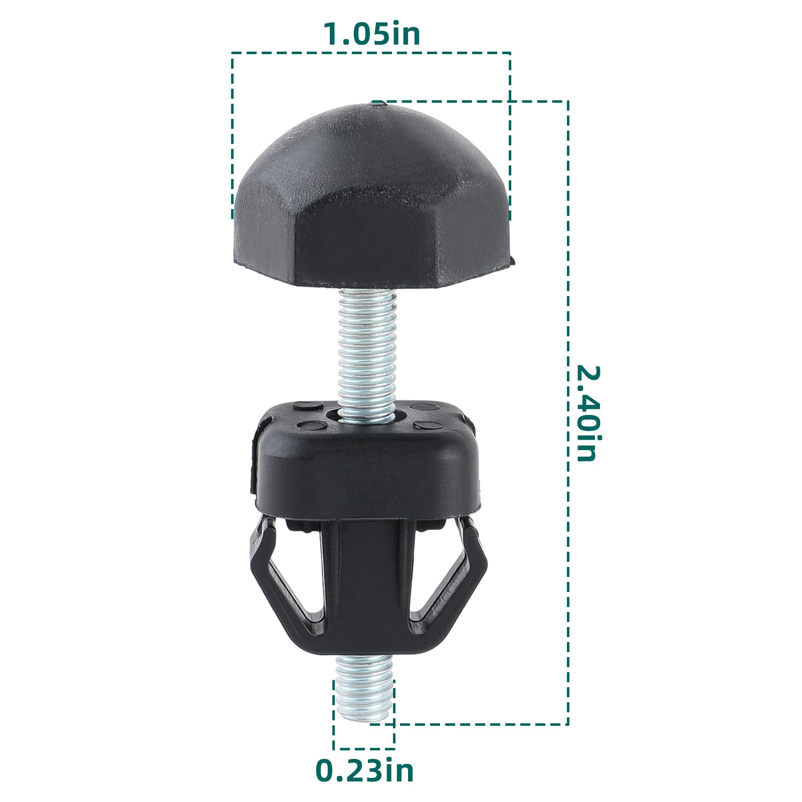 AUTOKAY 2 Set Hood Bumper Stops Fits for Ford F150 Super Duty Explorer Bronco