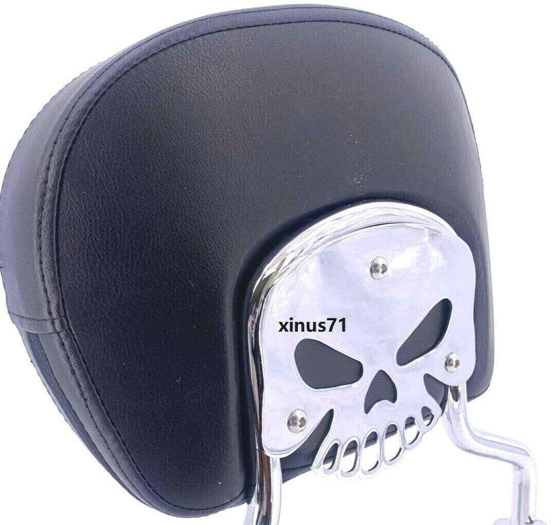 JMEI New Skull Mounting Bracket for 1997-2020 Harley Davidson Touring Models Sissy Bar Pad USA