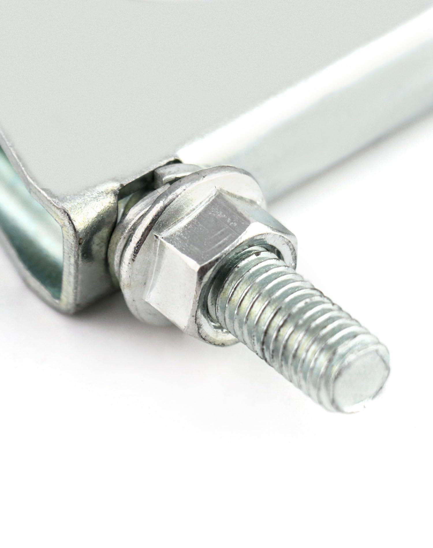 QWORK Stainless Steel U-Bolt Muffler/Exhaust Clamp (2.5 Diameter), 10 Pack U-Bolt Muffler Tip Exhaust Hook