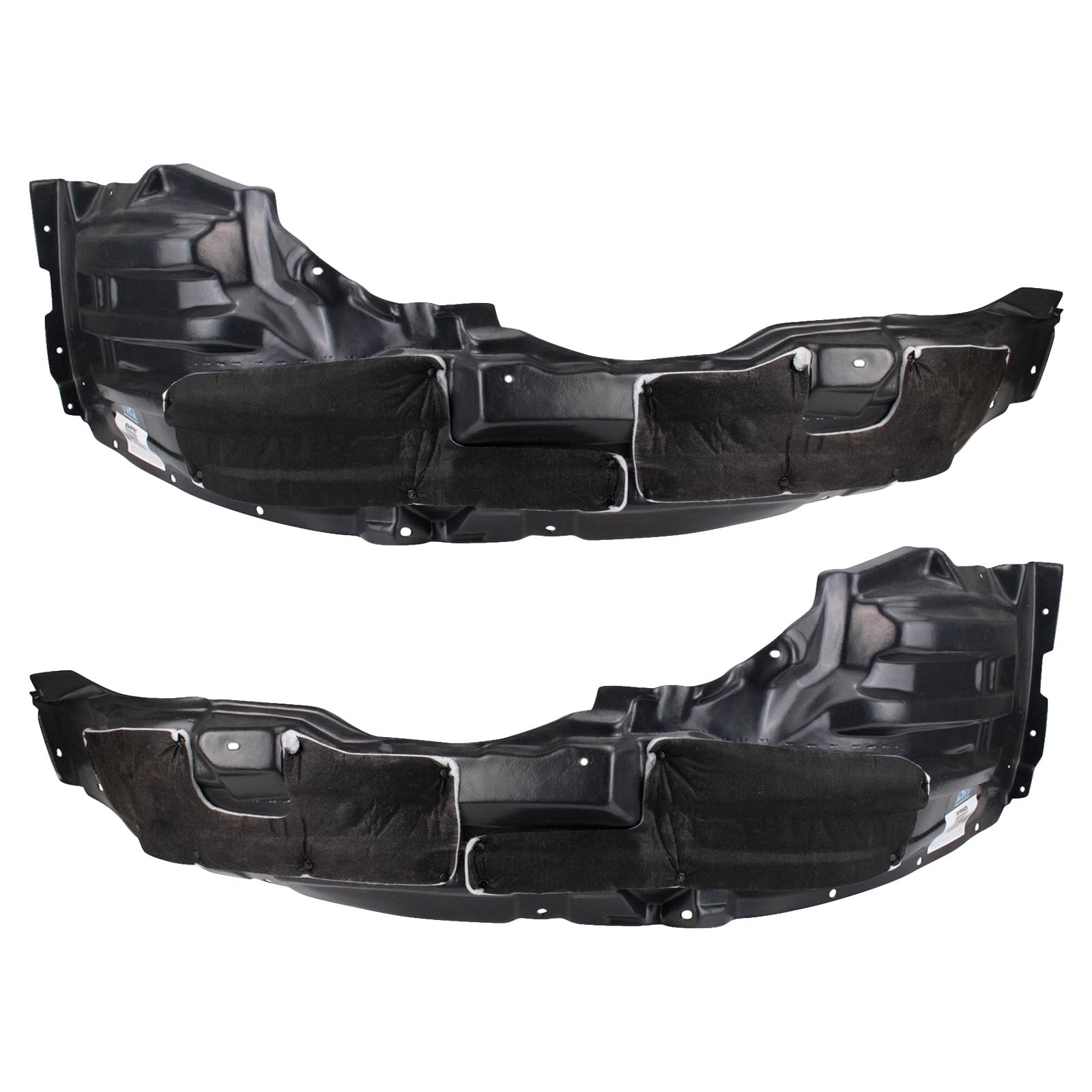 Trq Front Inner Fender Liner Set Compatible With 2014-2020 Mitsubishi Outlander Mi1248133 Mi1249133