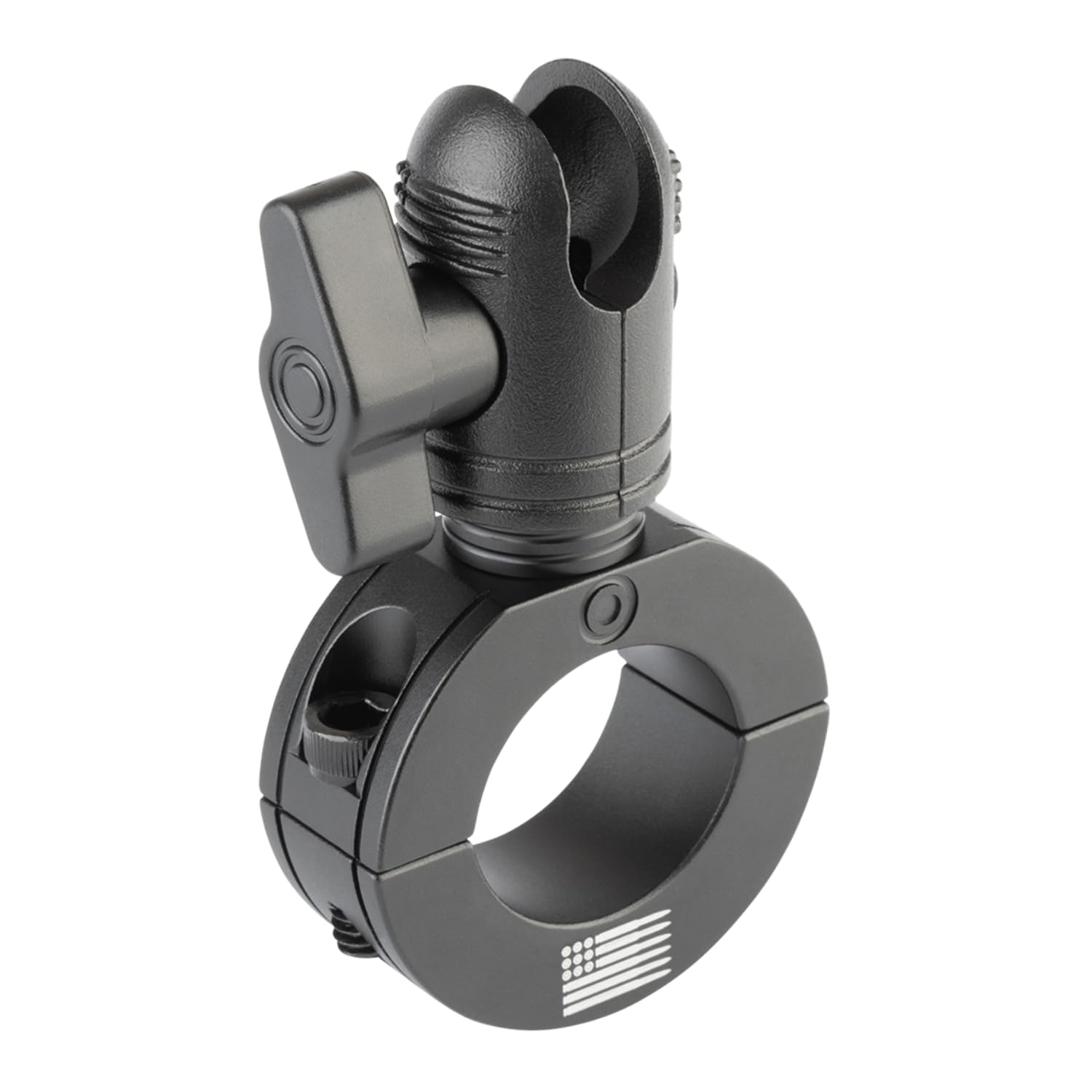 Bulletpoint Aluminum Handlebar Clamp Mount With 20Mm Socket End Fits 0.875', 1', 1.125' And 1.25' Bar