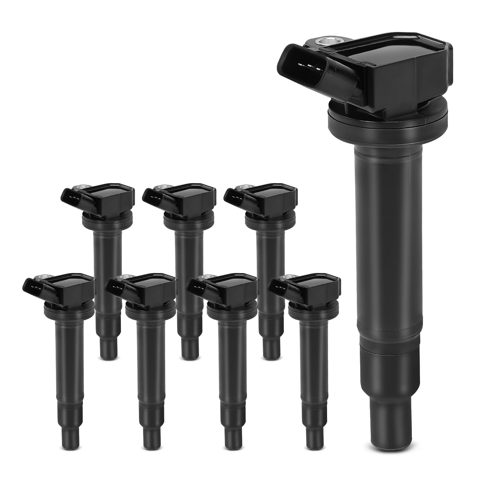 YHTAUTO Set of 8 Ignition Coil Pack Replacement for Toyota Lexus Models, 4 Runner Land Cruiser Sequoia Tundra GS430 GX470 LS430 