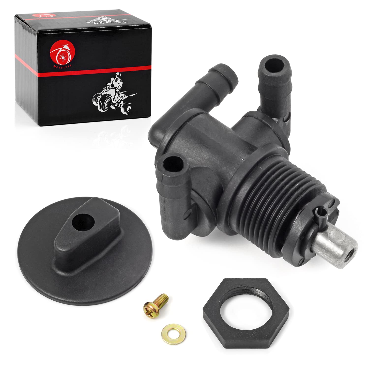 Fuel Tank Valve Petcock 3 Way & Knob NUT For Polaris Sportsman 335 400 500 600 700 Twin Magnum Trail Boss 325 330 500 7052161 54