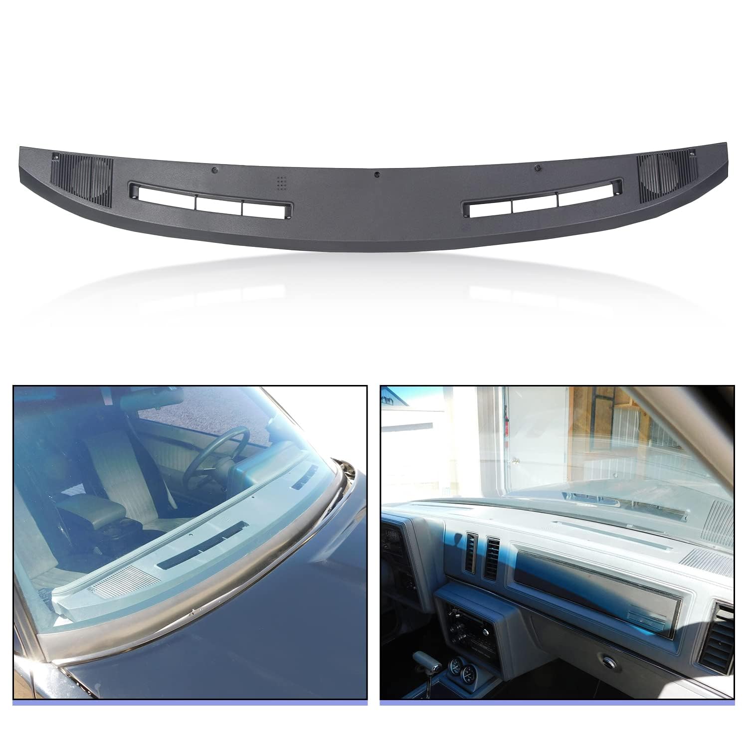 ECOTRIC Upper Dash Panel Compatible with Buick Regal & Grand National 1978-1987 Replacement for 25520629 80230-01-25 BP12358S FL