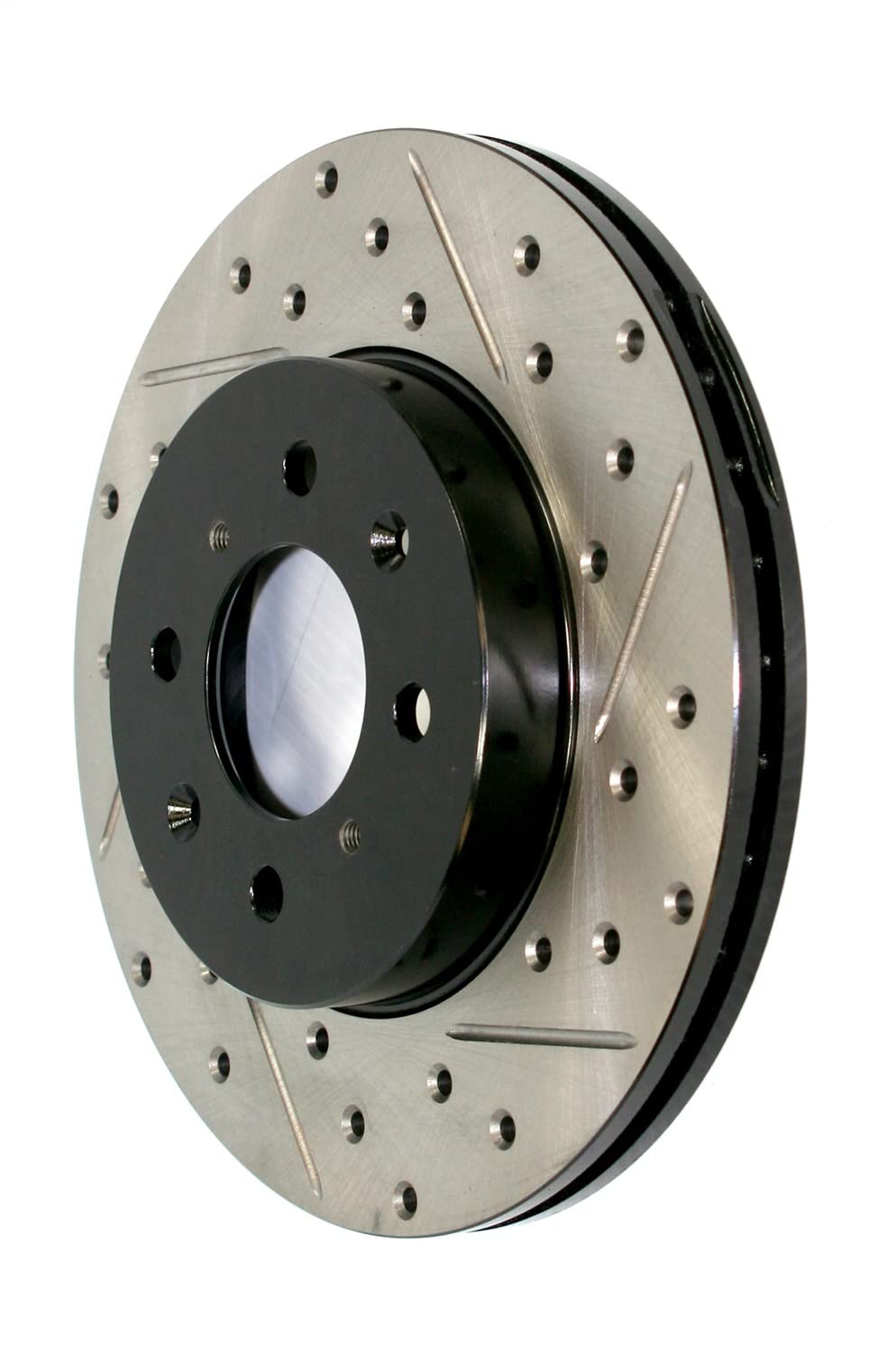 Stoptech 127.45087R Sport Drilled/Slotted Brake Rotor (Rear Right), 1 Pack