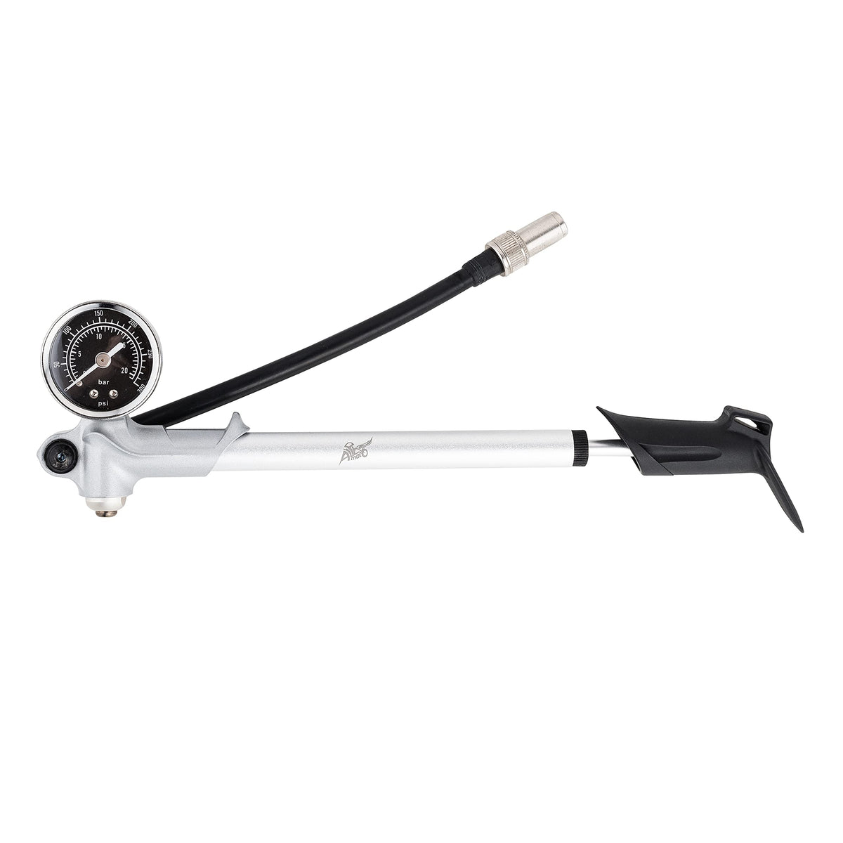 Alpha Moto High Pressure Air Shock Pump 300 Psi Max Compatible With Harley Davidson Cb Kz Gs Xs 350 450 550 650 750 850I Mountain Bike Fork & Rear Suspension Work With Schaefer Air Valve