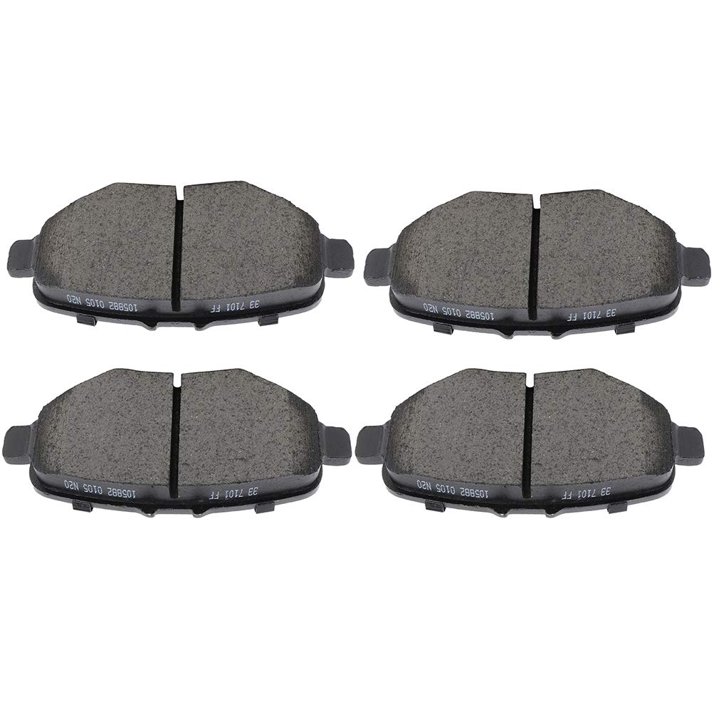 Scitoo D1612 Rear Ceramic Brake Pads Sets Fit For Chevy Cobalt/For Malibu/Hhr,For Ford For Explorer/For Flex/For Taurus,For Linc