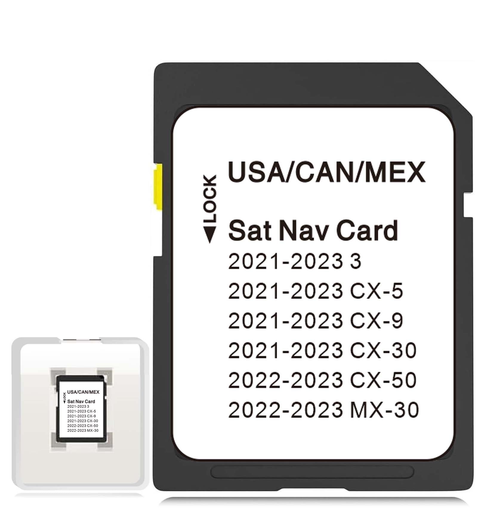 CX-30 Latest Navigation SD Card Map Update, TD2K66EZ1B Navigation Accessories for CX-5 3 CX-9 2021-2023, 2022-2024 CX-50, 2022-2