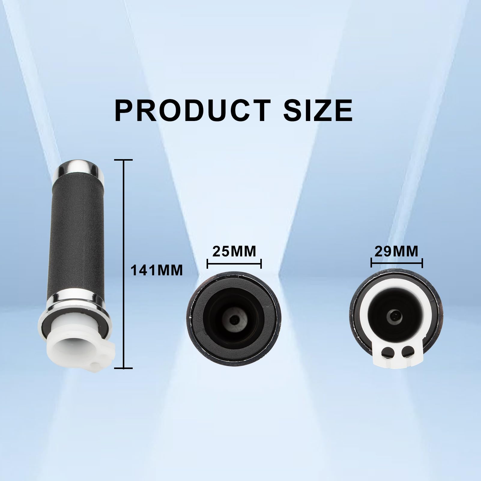 1 Pair Motorcycle Grip Throttle Tube 1'' Replacement 53145-Mm8-000 Fit For Honda Vt Xvs Shadow 400/600/750/1100/1300 Magna Sabre