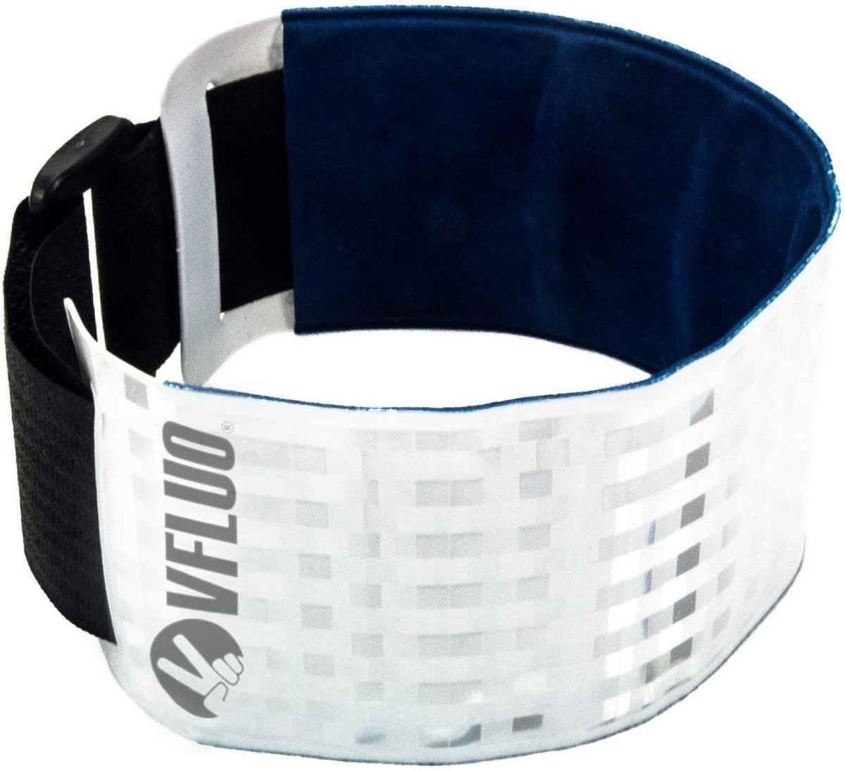 VFLUO - Reflective Adjustable & Elastic Motorcycle Armband for Motorcycle Jacket, Scooter, Bicycle, Pedestrian - High Visibility