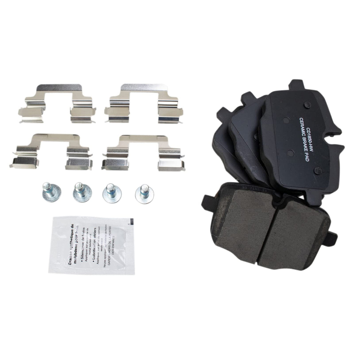 TRQ Rear Ceramic Disc Brake Pad Set for BMW 5 6 7 X Series New