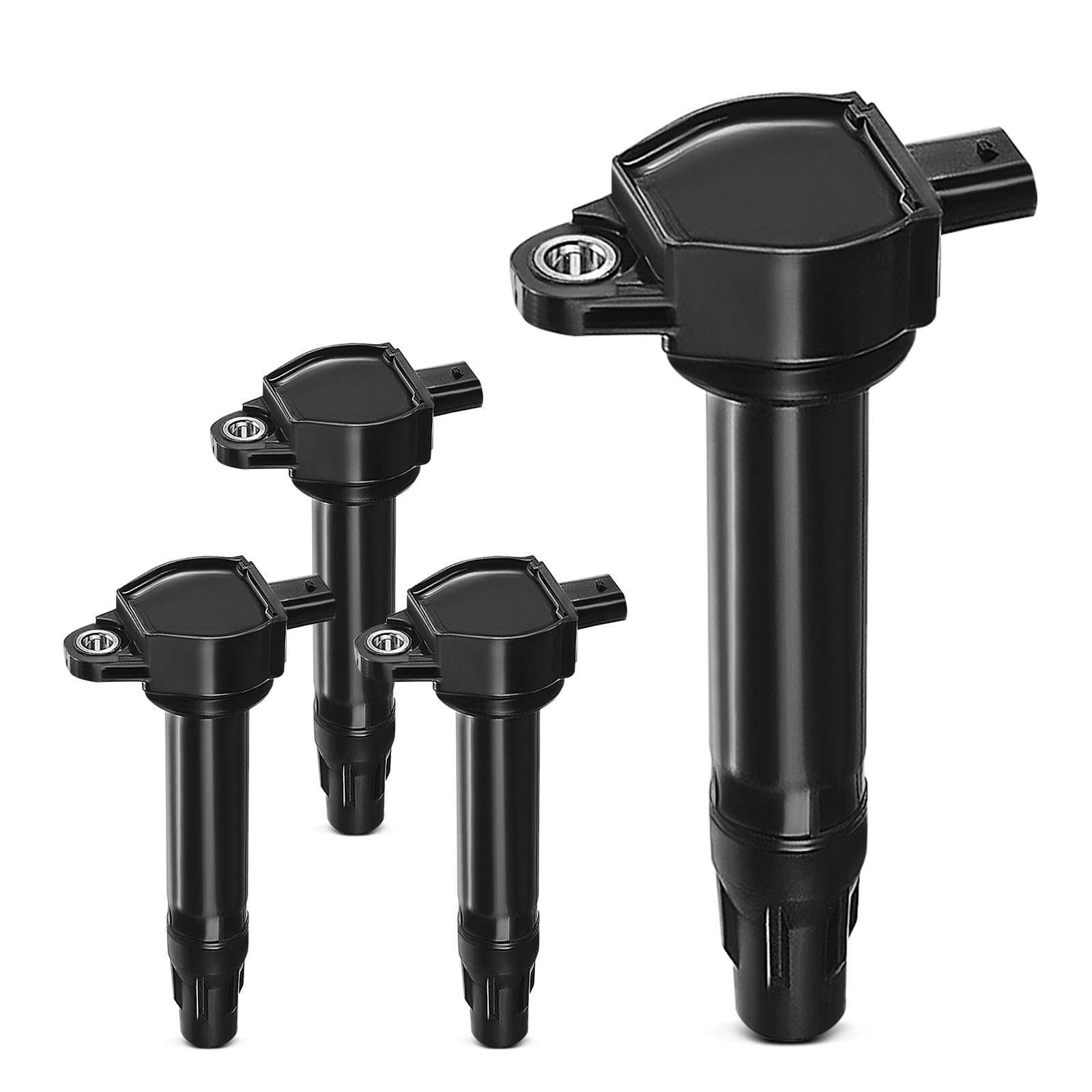 YHTAUTO Set of 4 Ignition Coil Pack Replacement for Chrysler 200 2011-2014, Sebring 2007-2010, Dodge Avenger 2008-2014, Caliber 