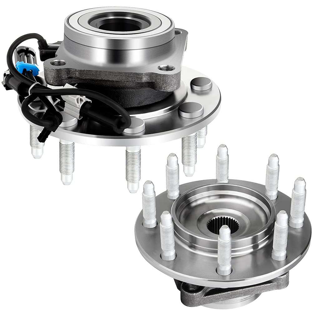 ECCPP 515058 Front Wheel Bearing and Hub Assembly fit for Chevrolet Silverado 1500 HD 2500 HD Tahoe GMC Sierra 1500 HD 2500 HD Y