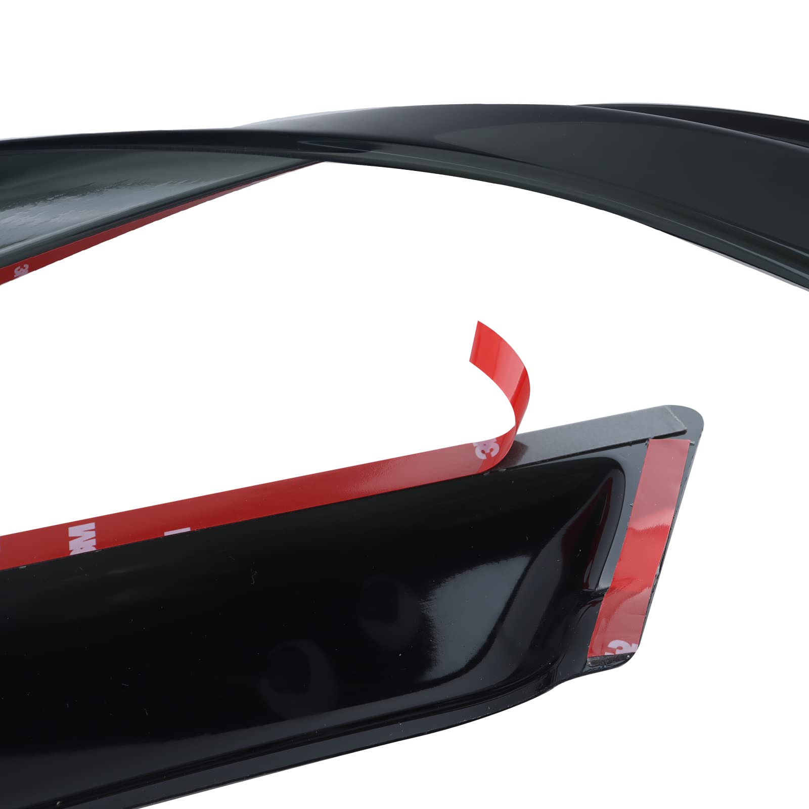 Zzdsnj Tape-On Rain Guard 4-Piece For 2016-2022 Honda Hr-V Windows Visor Shield Shade Smoke