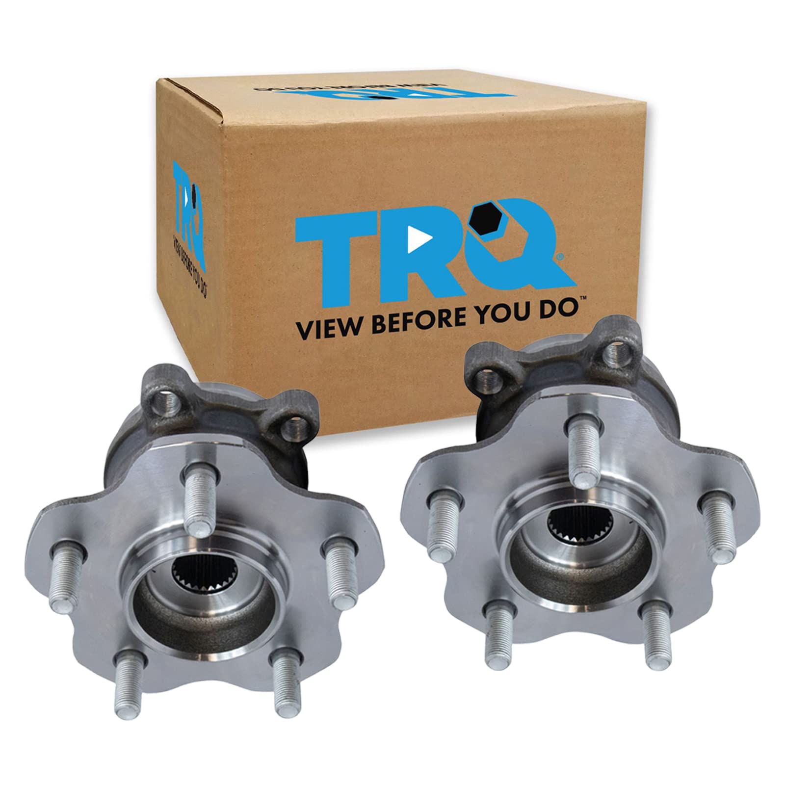Trq Rear Wheel Hub Bearings Assembly Set Compatible With 2014-2017 Nissan Juke 2014-2019 Rogue 2014-2015 Rogue Select 2017-2022 