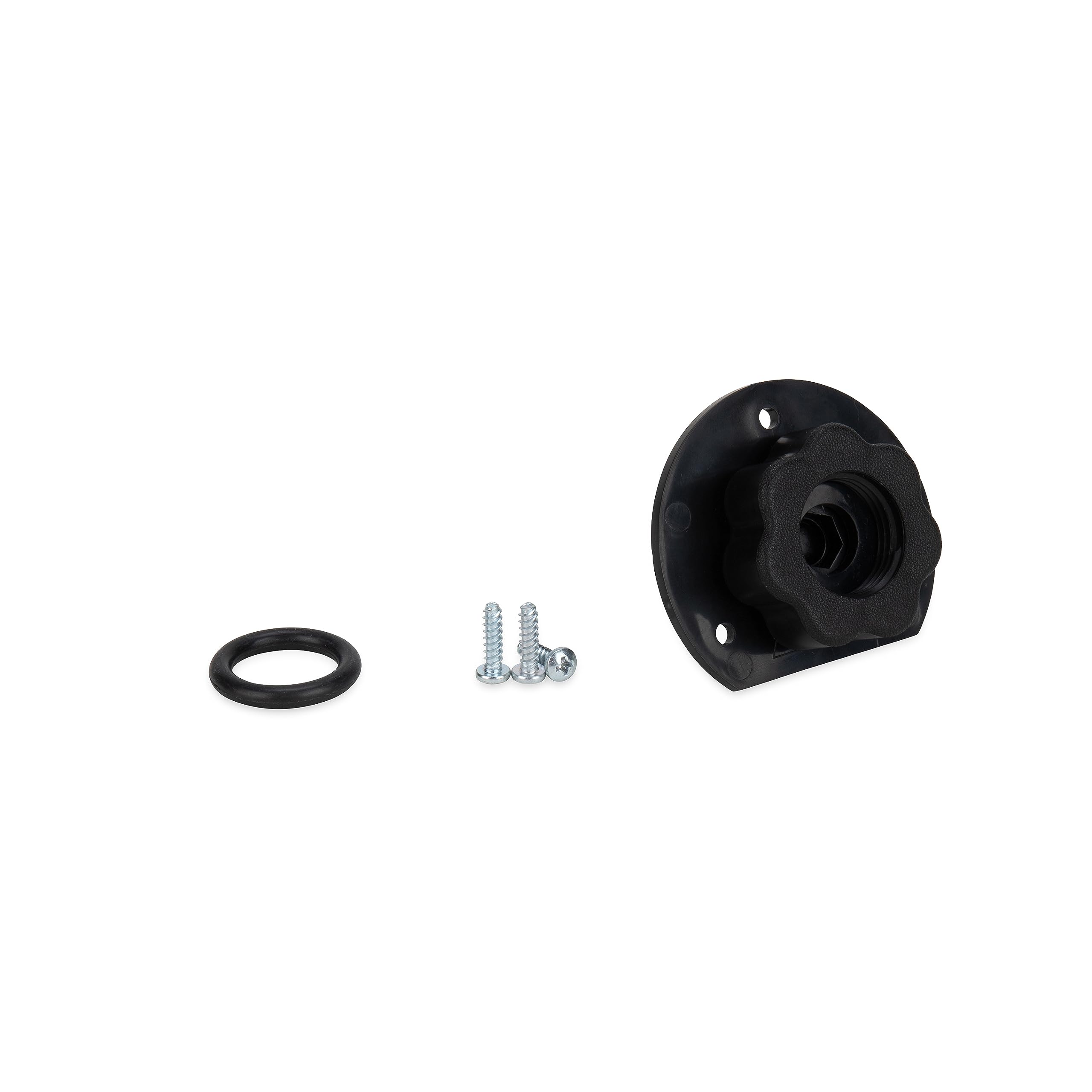 Camco Rhino RV Tote Tank Rinser - Water Inlet & Spray, Fits 15-36 Gal Tanks, Black, Model 39022