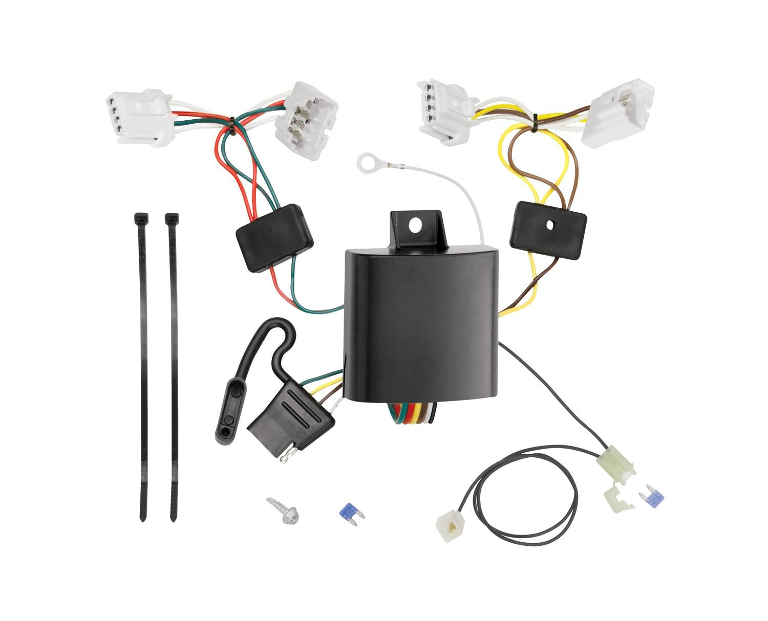 Tekonsha T-One T-Connector Harness, 4-Way Flat, Compatible with Select Nissan Murano