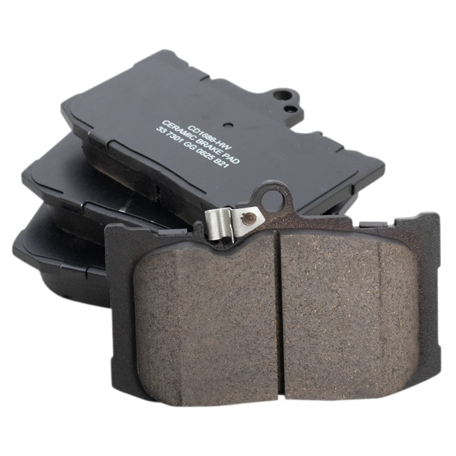 TRQ Front Ceramic Brake Pad Set Kit for Lexus IS Series GS350 GS450H GS460