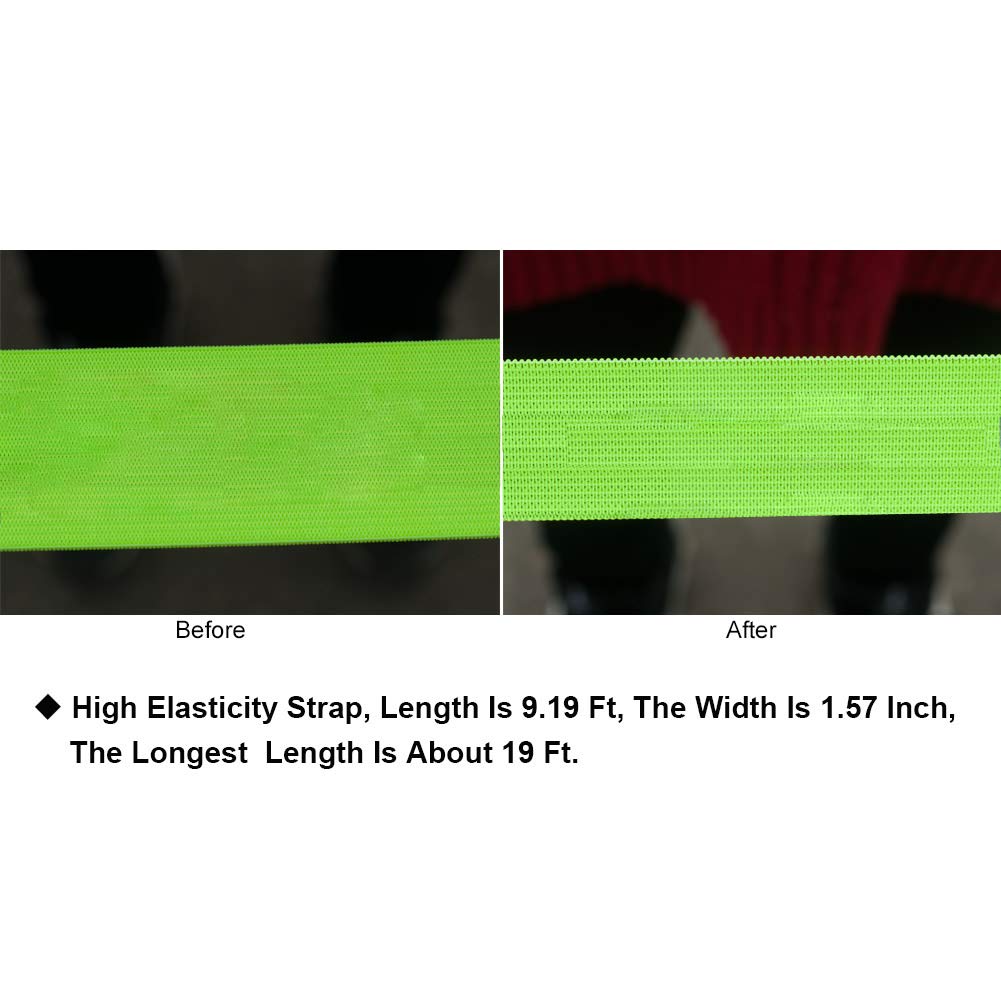 Kayme Car Cover Straps Wind Protector,3Pcs Elastic Adjustable Rope Protect Cover From High Wind, Universal Fit