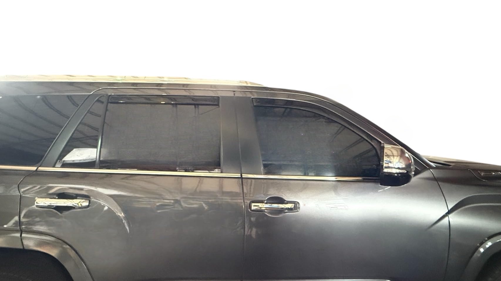 Optimal Co In-Channel Rain Guards for Toyota Sequoia 2023-2026, Black, Model TYSQVS23C, Side Window Visor Deflectors