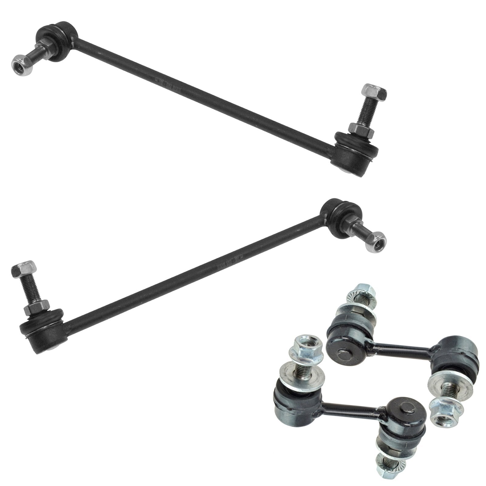 Trq Front & Rear Sway Bar Stabilizer Link Set Compatible With 2004-2009 Nissan Quest
