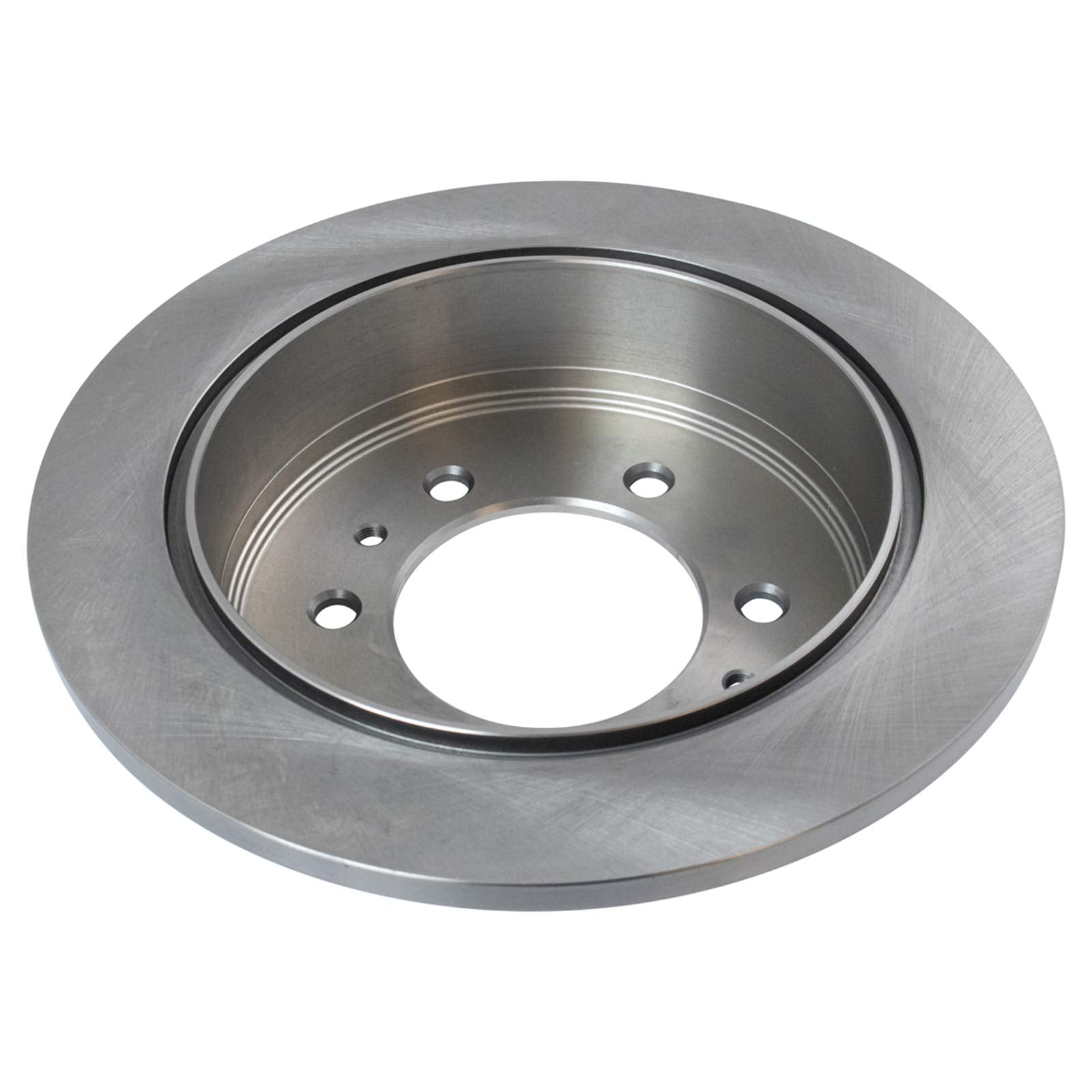 TRQ Rear Brake Pad & Rotor Kit - Ceramic Compatible with 2006-2010 Hummer H3 & 2009-2010 H3T, Model BKA11808