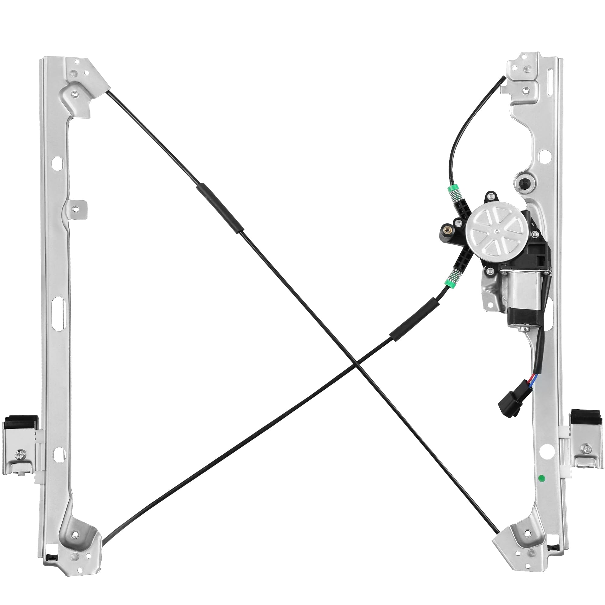 XIMAKA Front Driver Side Power Window Regulator with Motor (2 Pins) Fit for 2001-2006 Chevrolet Silverado 1500 3500, Avalanche S