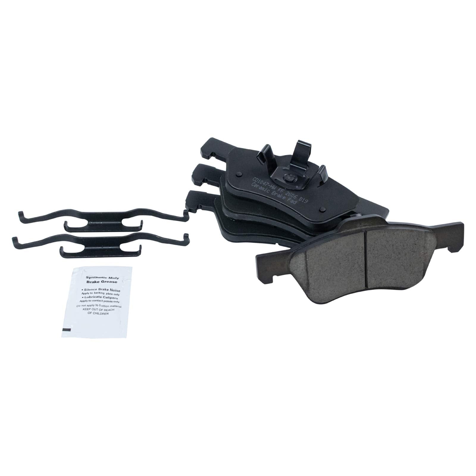 Trq Front Brake Pad & Rotor Kit Brake Pads Brake Rotor Ceramic Compatible With 2005-2012 Ford Escape 2005-2011 Mazda Tribute 200