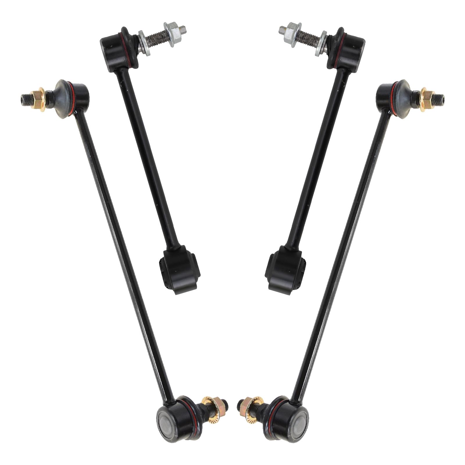 Trq Front & Rear Sway Bar Stabilizer Link Set Compatible With 2018-2023 Chevrolet Equinox Gmc Terrain