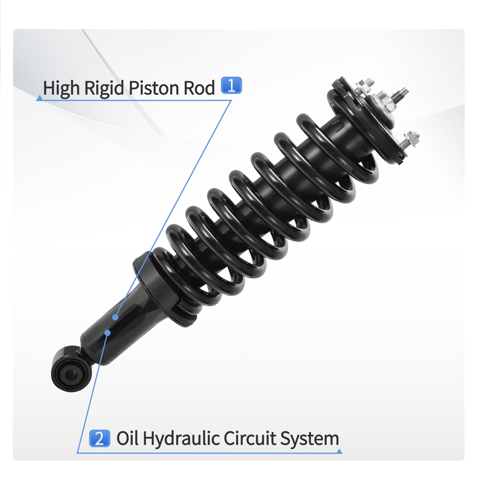 Yitamotor Front Complete Struts Shocks Quick Strut Assembly Compatible With 2000-2006 Tundra