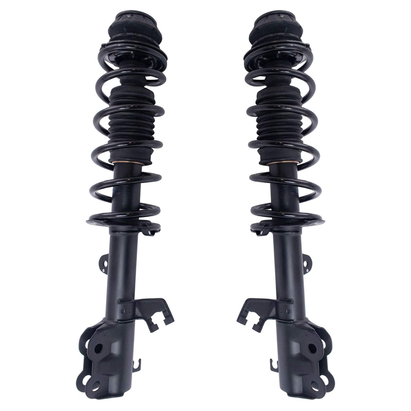 Trq Front Strut & Coil Spring Assembly Set Driver & Passenger Sides Compatible With 12-19 Nissan Versa 14-19 Versa Note