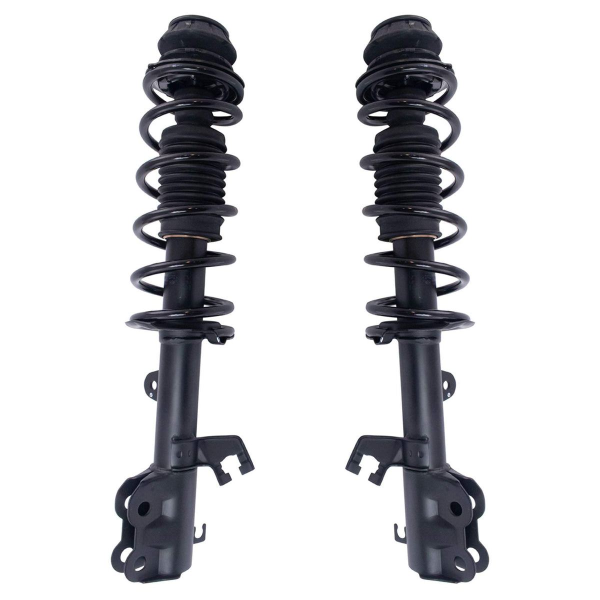 Trq Front Strut & Coil Spring Assembly Set Driver & Passenger Sides Compatible With 12-19 Nissan Versa 14-19 Versa Note