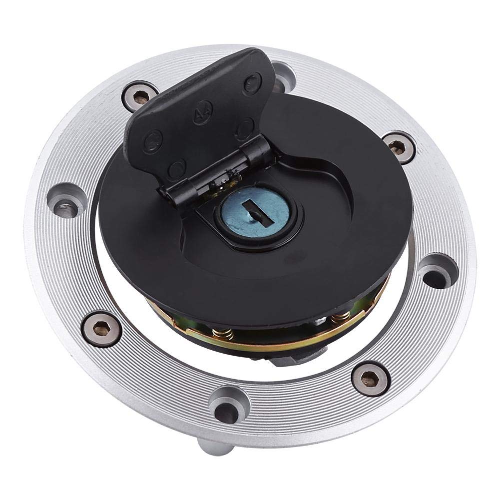 Aluminum Gas Fuel Tank Cap Cover, Gas Fuel Tank Cap Lock With Key Motorcycle Accessories For Suzuki Gsxr600 1997-2003/Gsxr 750 1996-2003/Gsxr1000 2001-2002