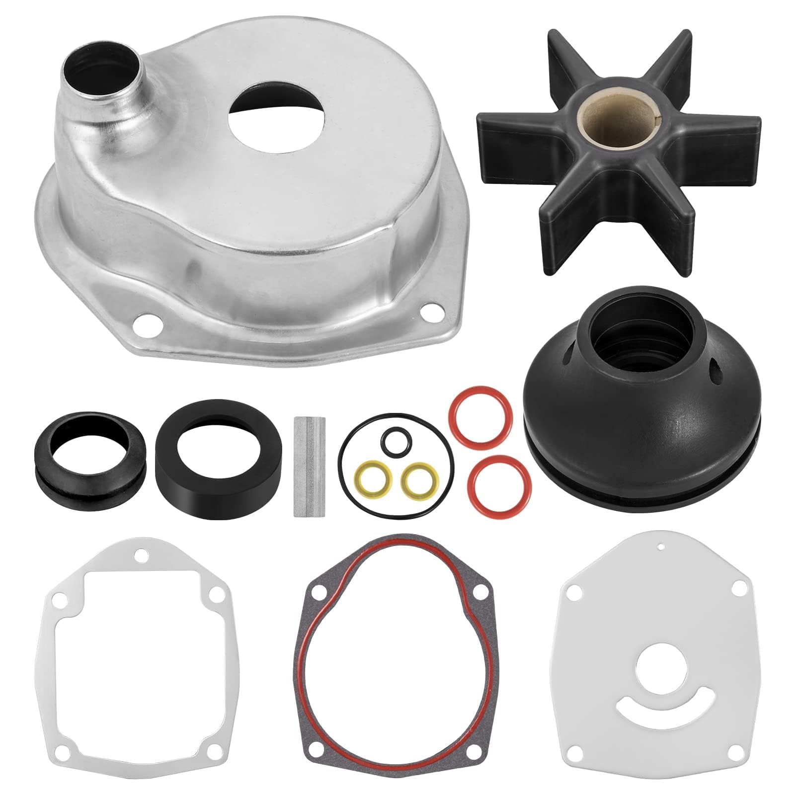 AUTOBABA Water Pump Repair Kit Compatible with 1991-2021 Mercury MerCruiser Alpha 1 Gen 2 Drives, Water Pump Impeller Repair Rep