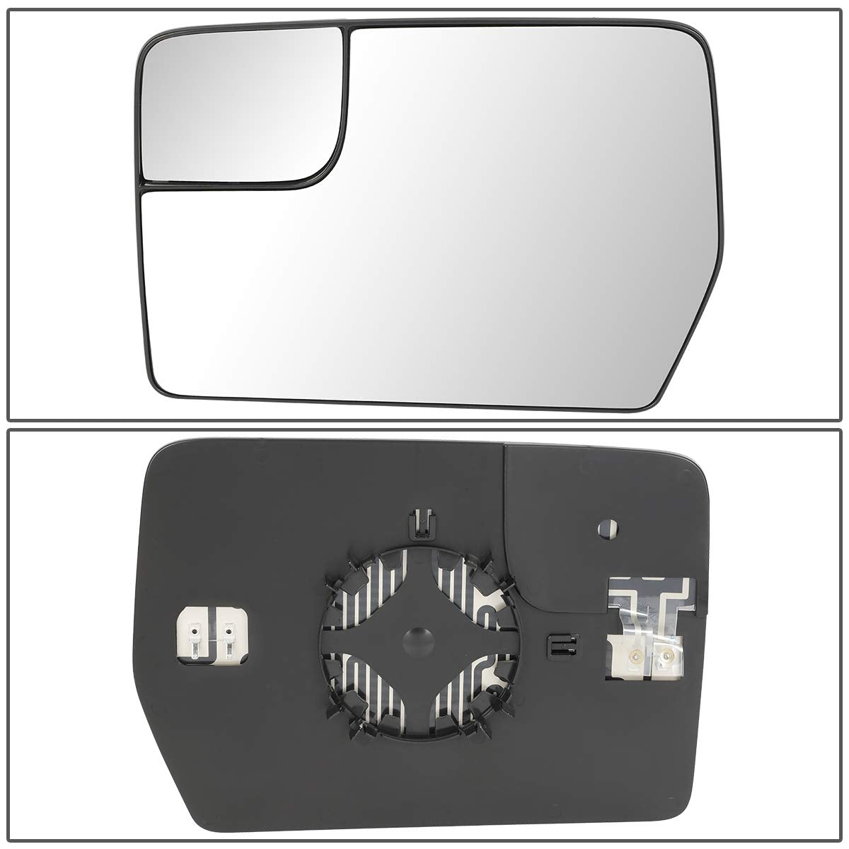 Auto Dynasty Bl3Z17K707E Oe Style Driver/Left Side Mirror Glass Lens W/Heated+Spotter Glass Compatible With Ford F150 11-14