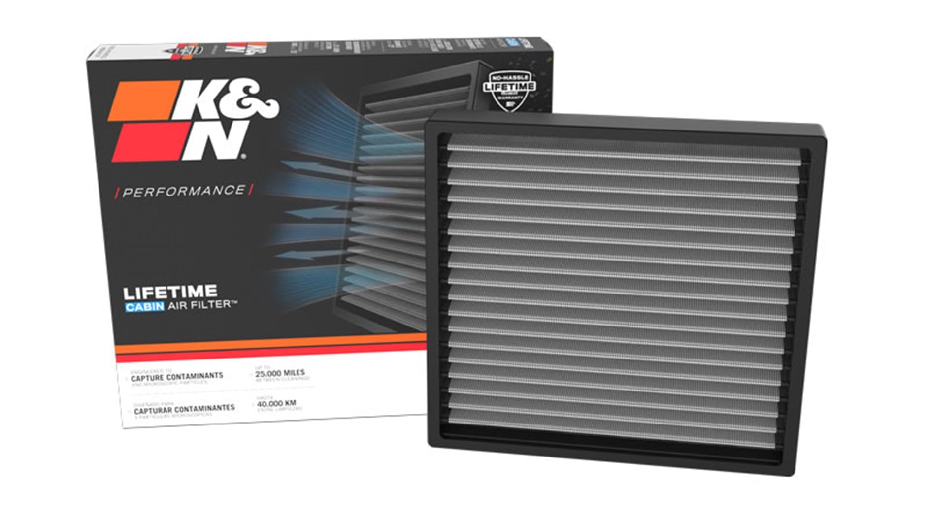 K&N Lifetime Cabin Air Filter: Premium, Washable, Clean Air For Your Cabin: Compatible With Select 2021-2023 Hyundai/Genesis Vehicles (Elantra, Ioniq, Santa Cruz, Santa Fe, Sonata, Tucson) Vf2085