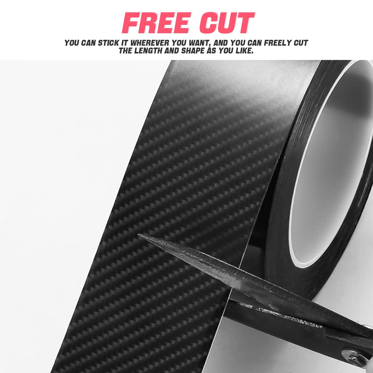 Car Door Entry Guard, Anti-Collision Adhensive Protector Tape, Scratch Cover For Car Door Sill, Rear Bumper, Handles, Fit For Most Cars, Vehicles, Suvs, Auto Exterior Accessories (2' X 394', Black)