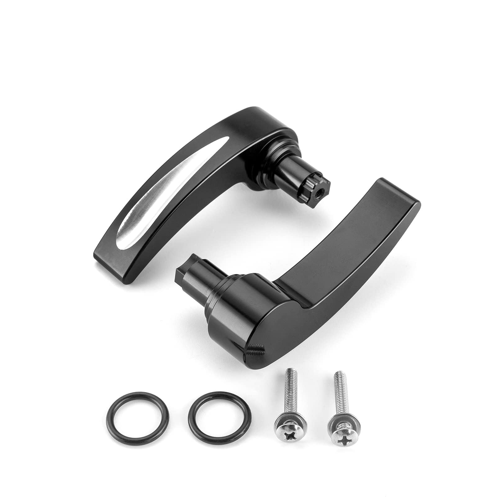 Dasen Saddlebag Latch Lever, Black Saddlebag Lid Lifters Compatible With Harley Touring Street Glide Road King Electra Glide Road Glide 2014-2024