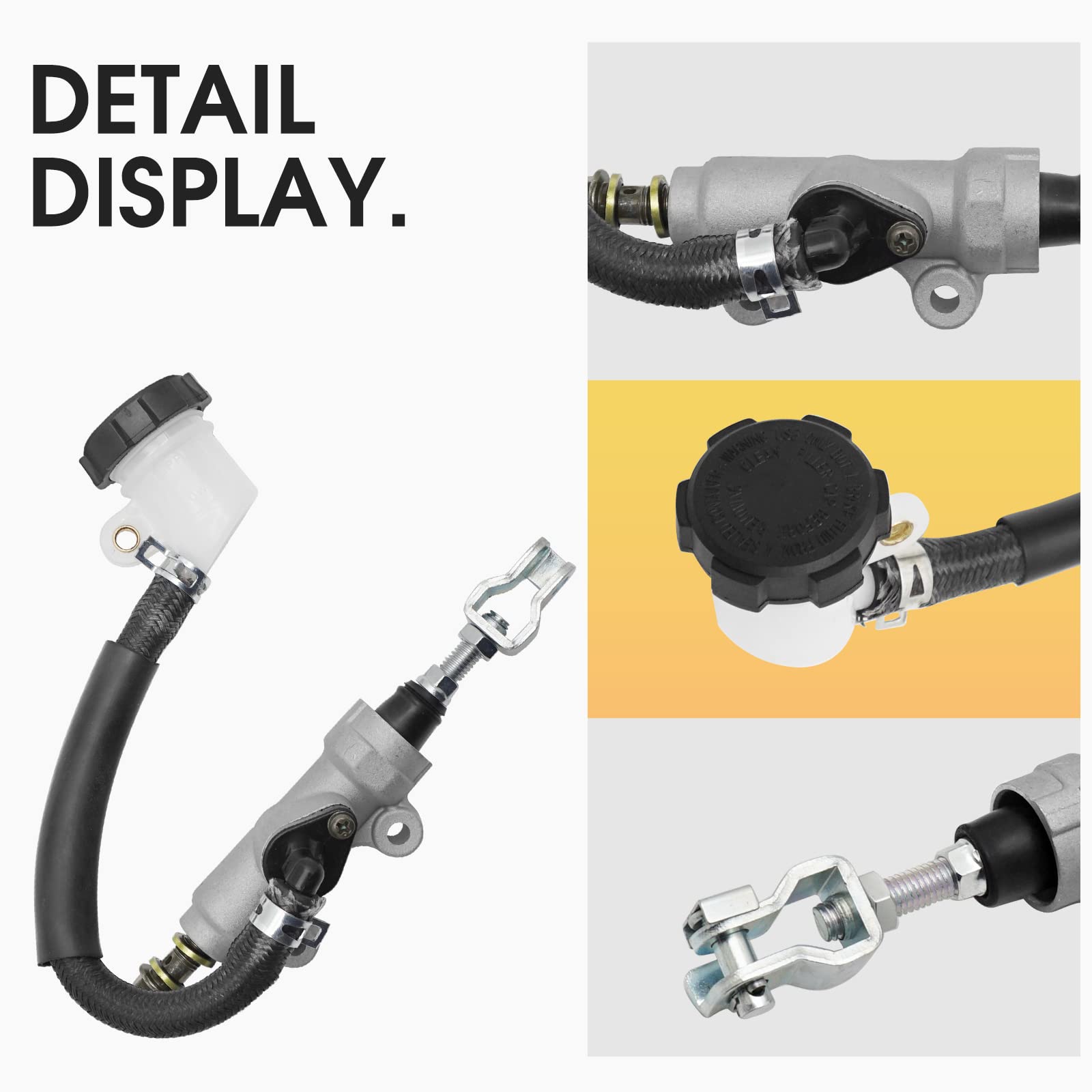 M Mati Rear Brake Master Cylinder Assembly For Honda Trx400Ex 1999-2008 Trx400X 2009-2014 Fourtrax Sportrax 43510-Hn1-016