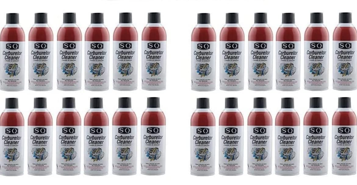 Sq Carburetor Cleaner, 24 Pack, 12.5 Oz Per Can